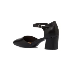 Décolleté nere con cinturino e tacco a blocco 6 cm Swish Jeans