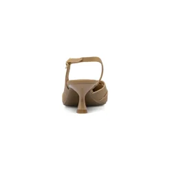Décolleté slingabck da donna beige con tacco 6,5 cm Lora Ferres