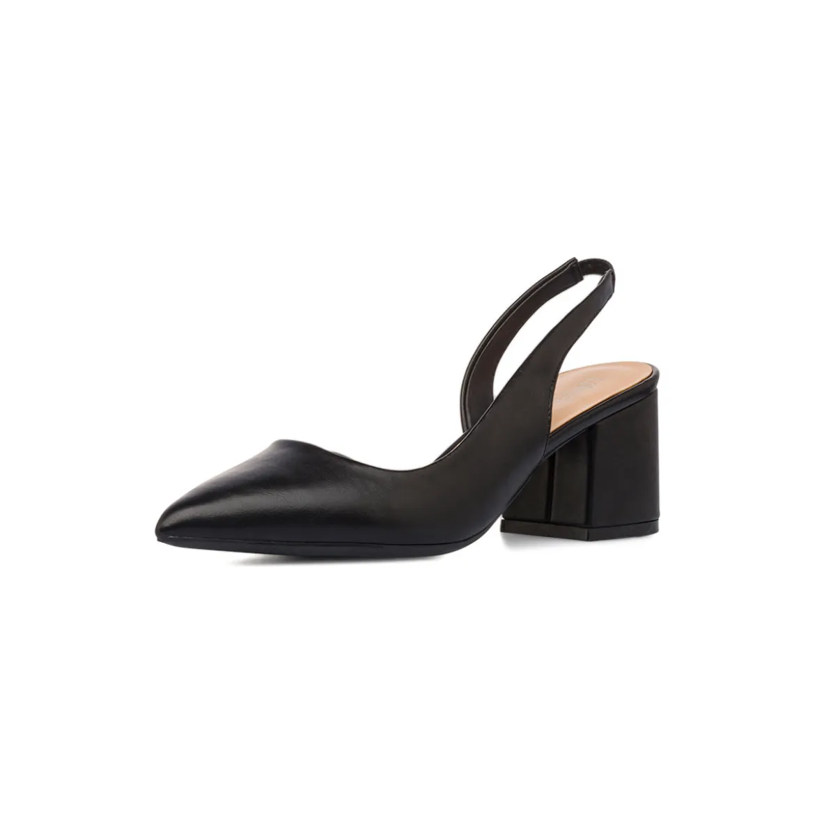 Décolleté slingback a punta nere da Donna con tacco 6,5 cm Lora Ferres