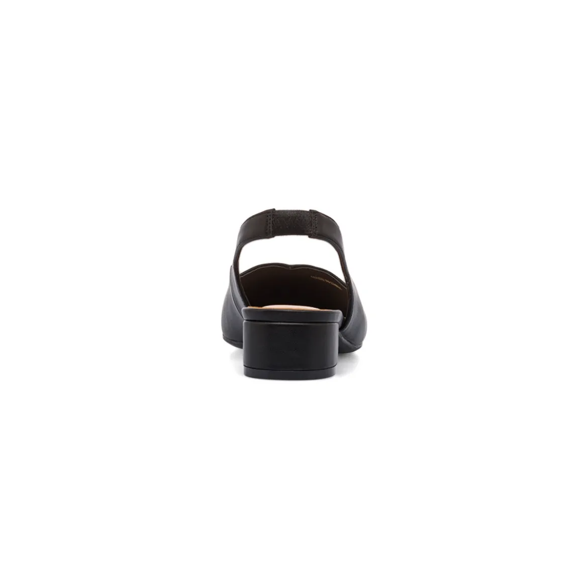 Décolleté slingback nere da Donna con cinturino e tacco 3 cm Lora Ferres