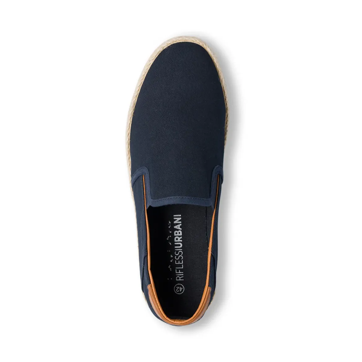 Espadrillas Slip-on uomo blu navy Riflessi Urbani