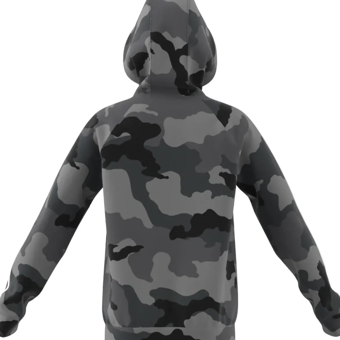 Felpa bambino con cappuccio Essentials Allover Print adidas
