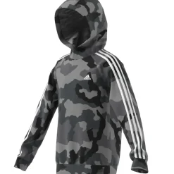 Felpa bambino con cappuccio Essentials Allover Print adidas