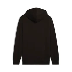 Felpa con Cappuccio da Uomo Nera con Logo Puma ESS No.1