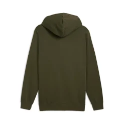 Felpa con cappuccio verde militare da Uomo Puma