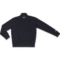 Felpa da Uomo Blu con mezza zip e loghi a contrasto Ducati Corse
