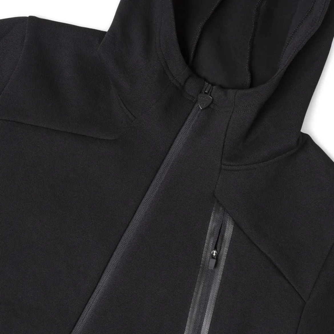 Felpa tecnica da Uomo con cappuccio e zip nera logo Ducati Corse