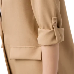 Giacca Blazer beige da Donna con dettaglio risvolto Swish jeans