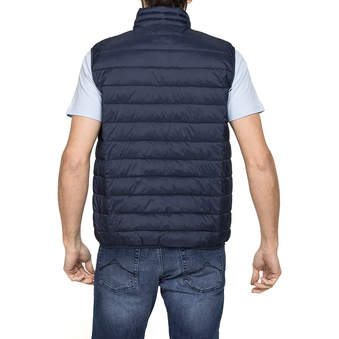 Gilet smanicato imbottito da Uomo blu trapuntato Carrera Jeans