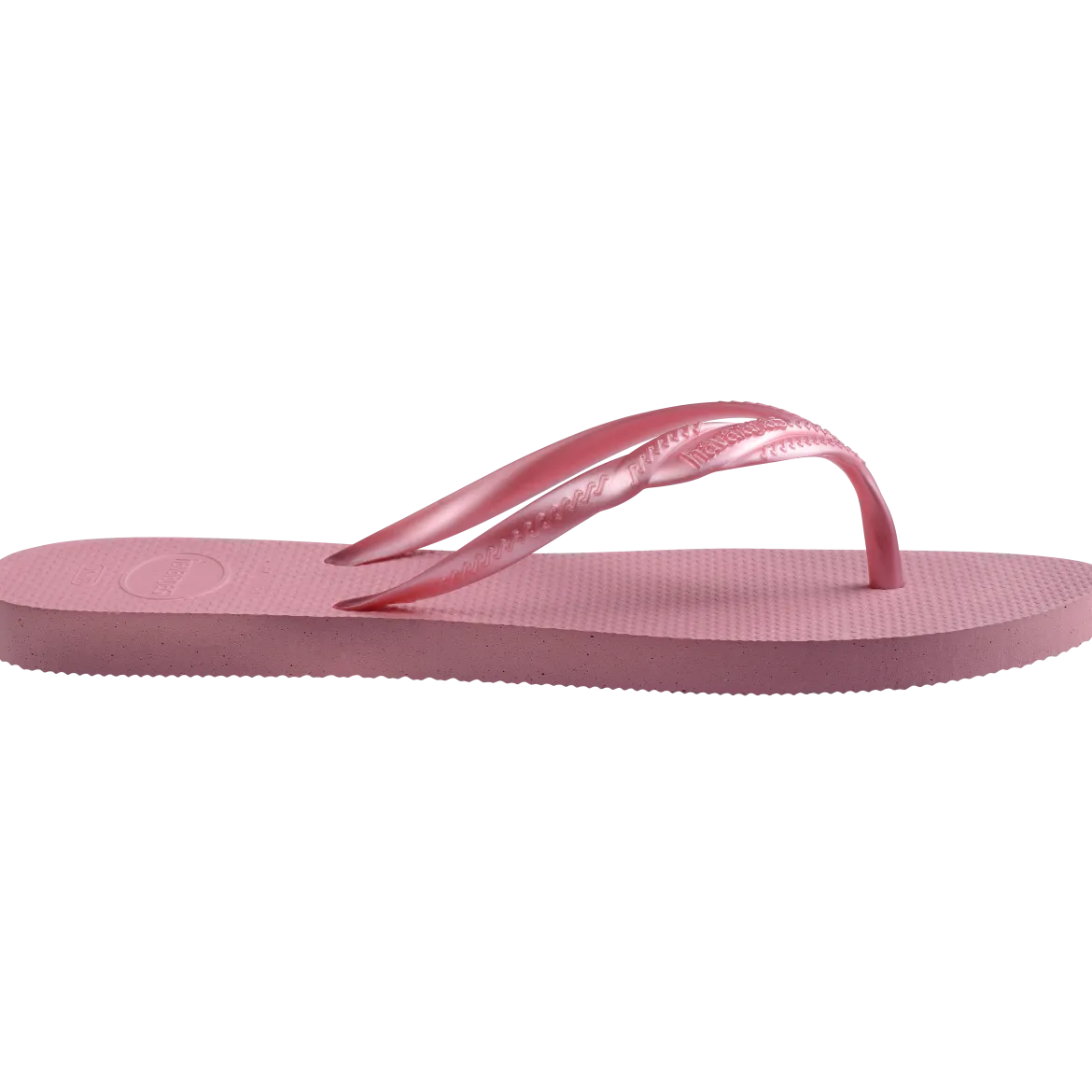 Infradito rosa da Donna con fascette effetto metallizzato Havaianas