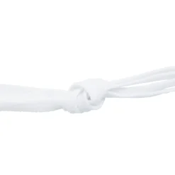 Lacci piatti bianchi 90 cm Silver