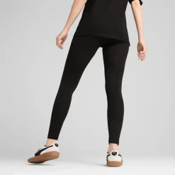 Leggings da donna neri con vita alta elasticizzata Puma