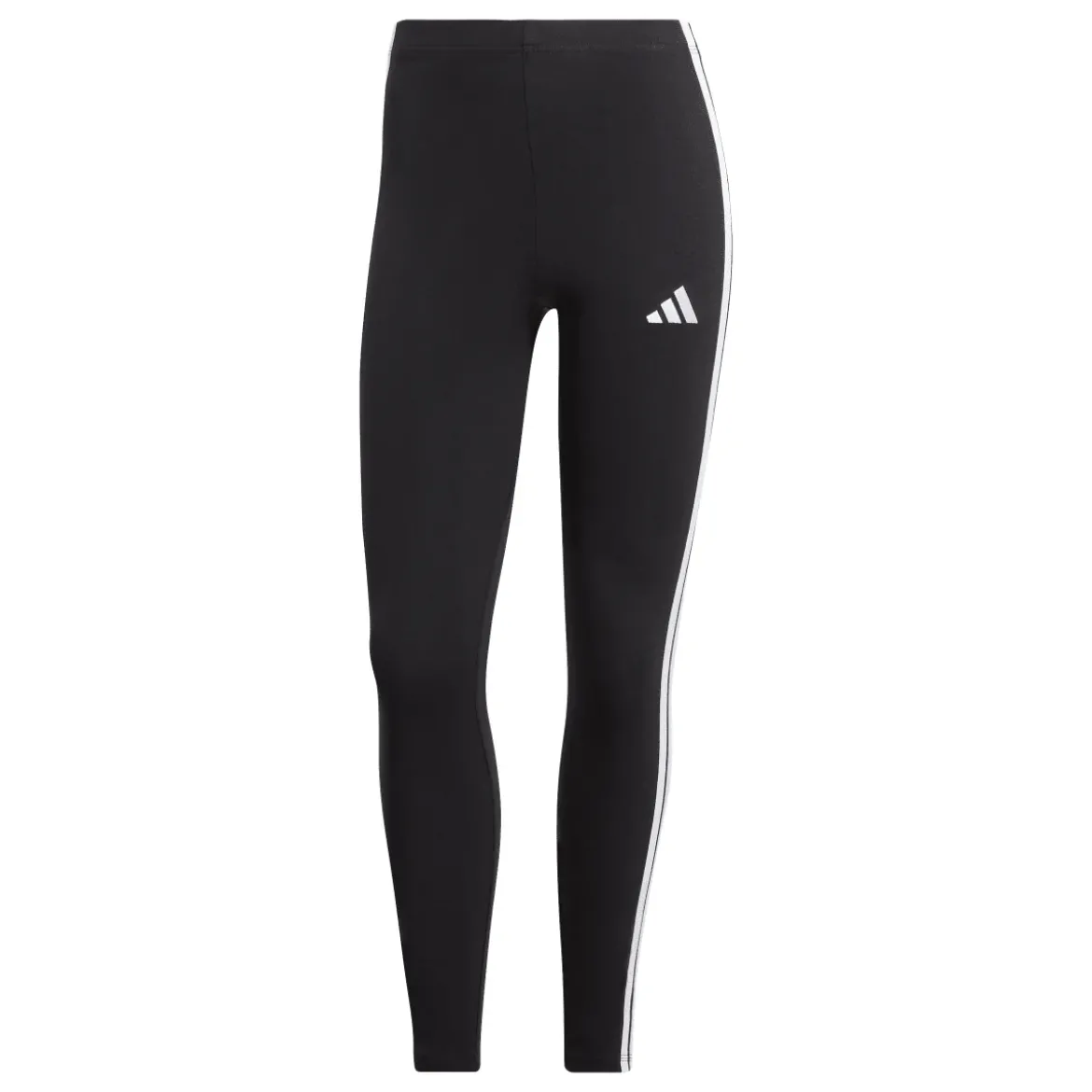Leggings neri da Donna con bande laterali e logo sul lato adidas
