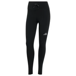 Leggings sportivi da Running neri da Donna e tasca adidas