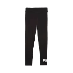 Leggins sportivi neri da Bambina e Ragazza con logo bianco Puma Ess