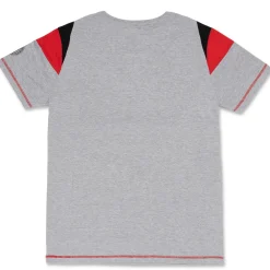 Maglia da pigiama grigia da uomo con logo Milan