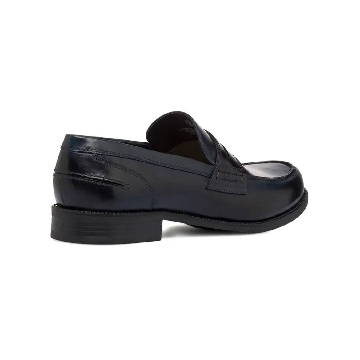 Mocassini Blu navy in pelle da Uomo con mascherina La Cuoieria