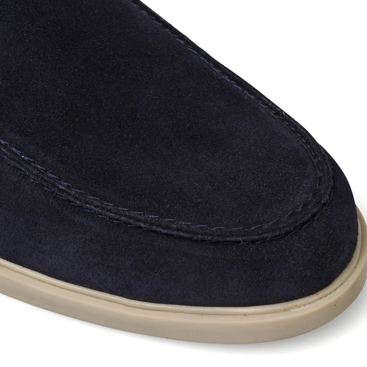 Mocassini casual Blu da Uomo effetto scamosciato La Cuoieria
