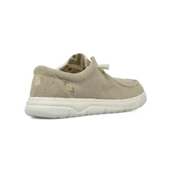 Mocassini da Uomo in tessuto beige con suola leggera Americanino