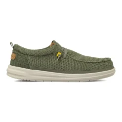 Mocassini da Uomo Verdi in tessuto mesh con lacci elastici Jeep Spirit