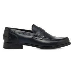 Mocassini Penny Loafer in palle da uomo blu La Cuoieria
