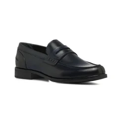 Mocassini Penny Loafer in palle da uomo blu La Cuoieria