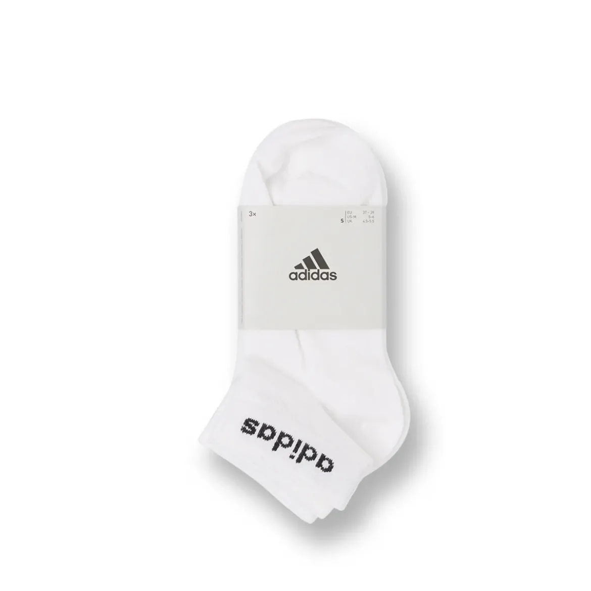 Pacco da 3 calzini bianchi adidas Thin Linear-Cut