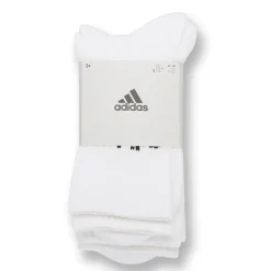 Pacco da 3 calzini bianchi da uomo adidas Thin Linear-Cut
