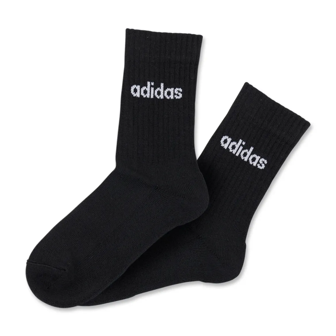 Pacco da 3 calzini neri adidas Thin Linear-Cut