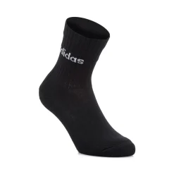 Pacco da 3 calzini neri adidas Thin Linear-Cut