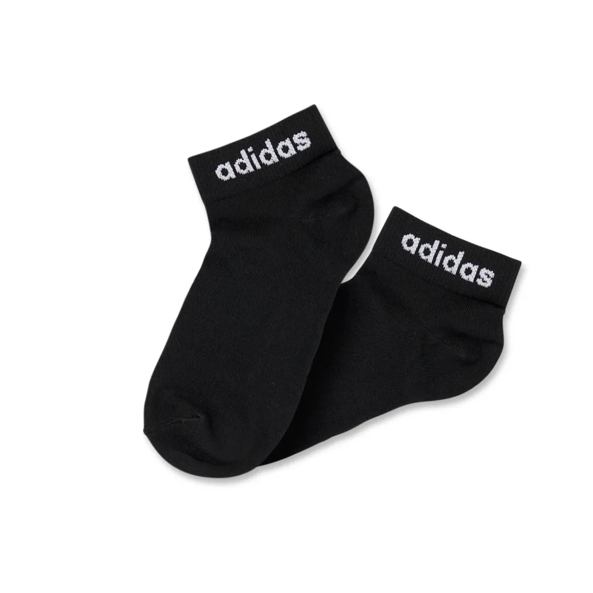 Pacco da 3 calzini neri adidas Thin Linear-Cut