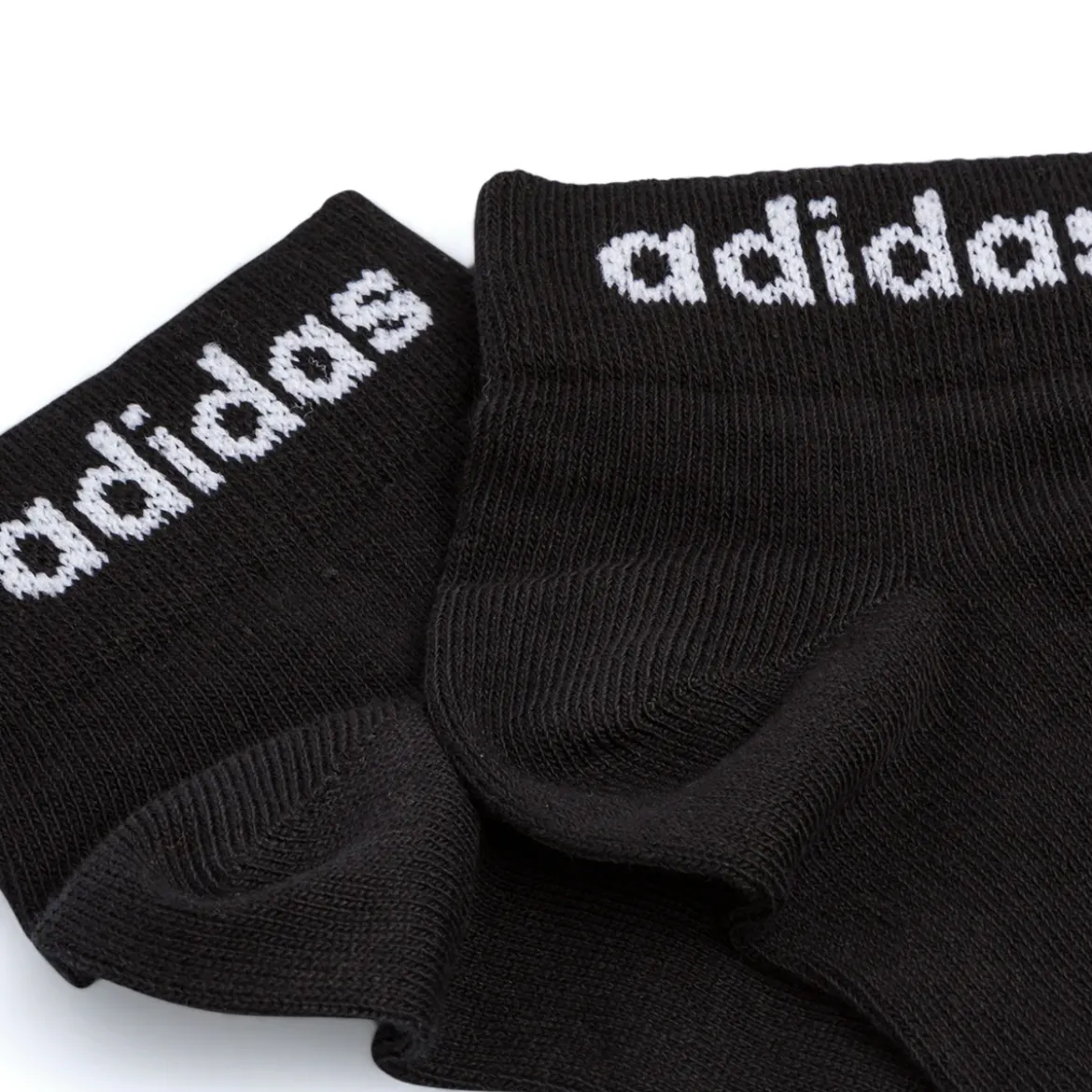 Pacco da 3 calzini neri adidas Thin Linear-Cut