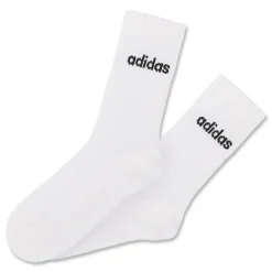Pacco da 3 calzini neri, bianchi e grigi adidas Thin Linear-Cut