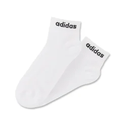 Pacco da 3 calzini neri, grigi e bianchi adidas Thin Linear-Cut