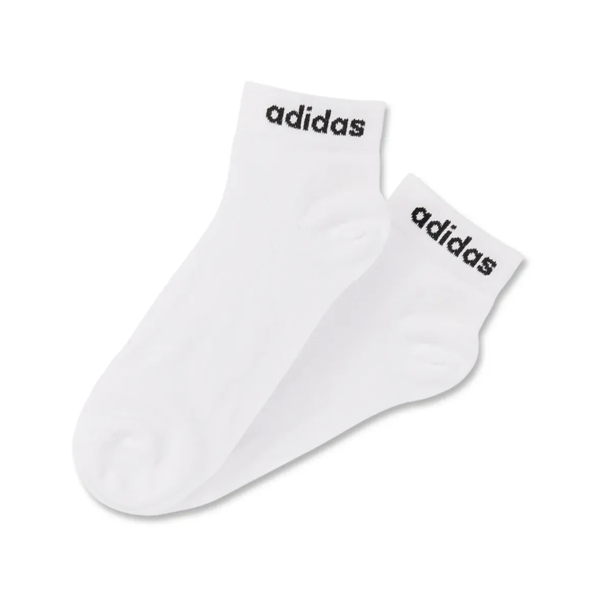 Pacco da 3 calzini neri, grigi e bianchi adidas Thin Linear-Cut