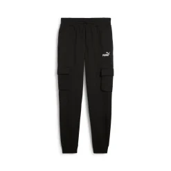 Pantaloni jersey neri da Uomo Puma ESS No. 1 Logo