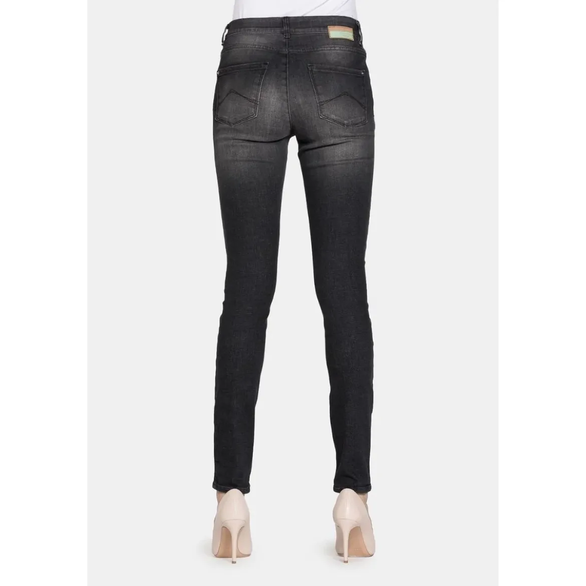 Pantaloni Legg-jeans neri da donna con trattamento all'aloe Carrera Jeans 767