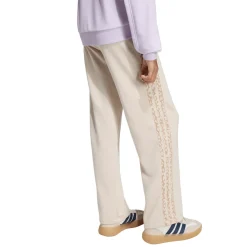 Pantaloni sportivi bambina beige adidas con stampa animalier laterale