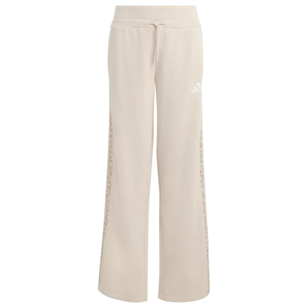 Pantaloni sportivi bambina beige adidas con stampa animalier laterale