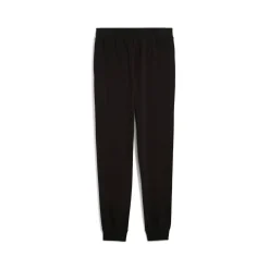 Pantaloni sportivi da uomo neri Puma con logo e polsini alle caviglie