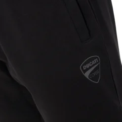 Pantaloni sportivi da Uomo neri con tasche e logo Ducati Corse