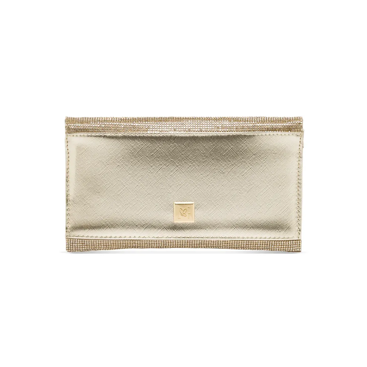 Pochette a busta Oro da Donna con strass e tracolla Lora Ferres