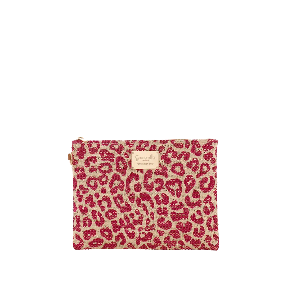 Pochette fucsia da Donna con stampa animalier Camomilla Milano