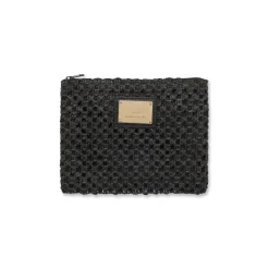 Pochette mare nera da Donna effetto paglia Camomilla Milano