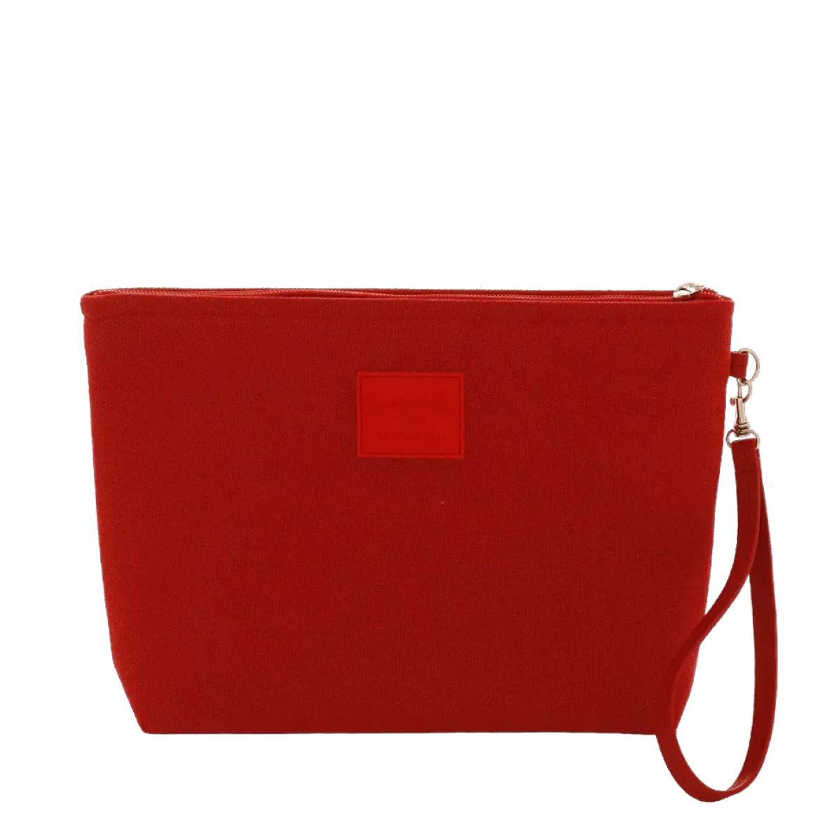 Pochette rossa da Donna con patch a cuore e manico Camomilla Milano