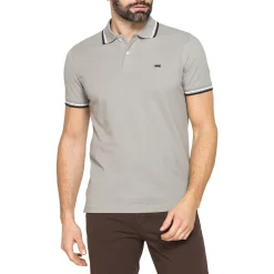 Polo grigia da Uomo con profili a contrasto Carrera Jeans