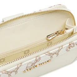 Portafoglio bianco da Donna con stampa monogram Giulia Pieralli