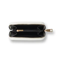 Portafoglio bianco da Donna con zip e logo Swish Jeans