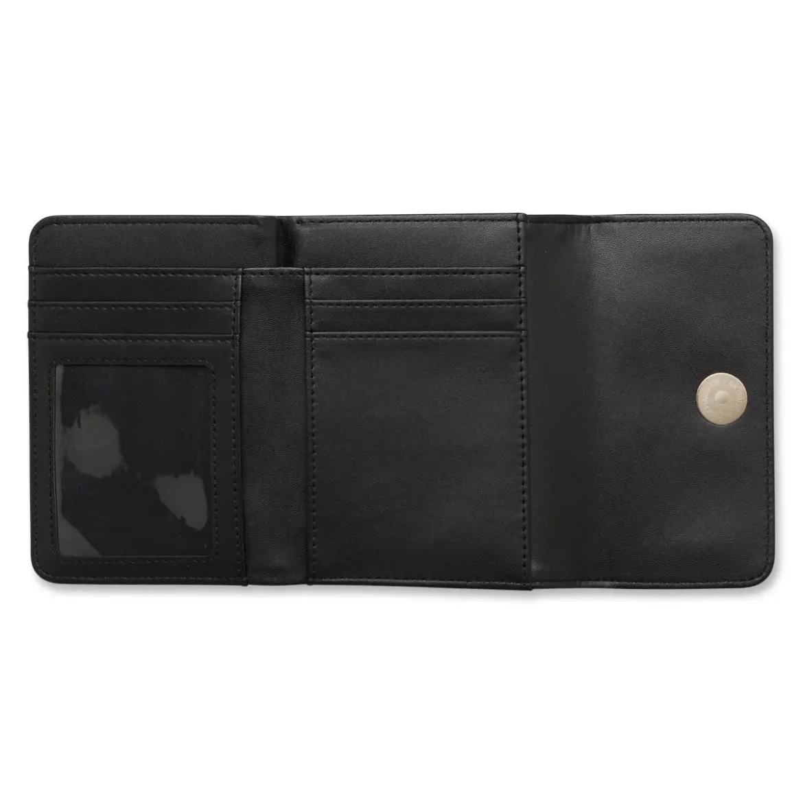 Portafoglio da Donna a righe effetto paglia nero e beige Lora Ferres