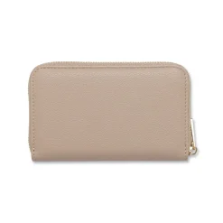 Portafoglio da Donna Beige con chiusura zip-around Lora Ferres